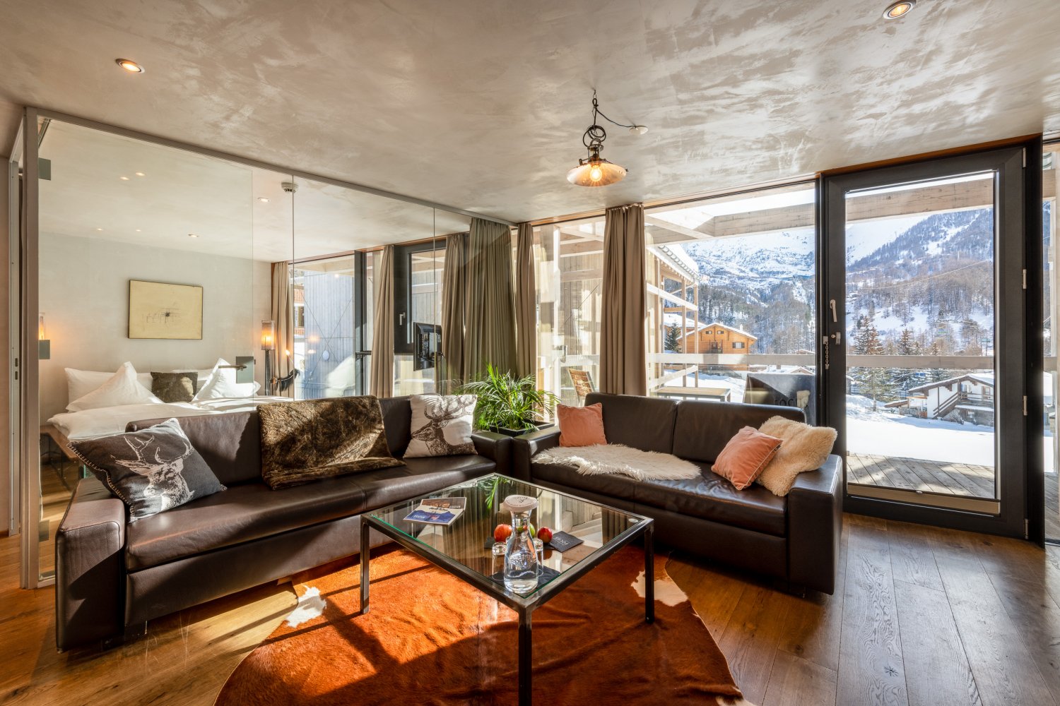 Matterhorn FOCUS - Luxury ski hotel gallery image 12 showing alpine architecture, interior design, or mountain views