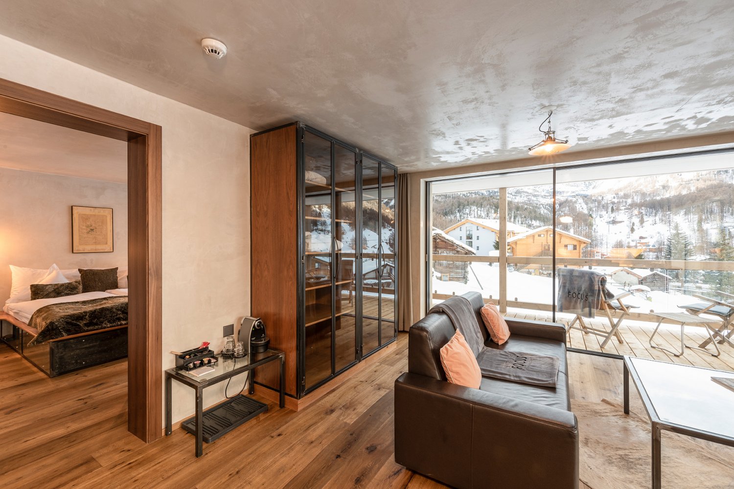 Matterhorn FOCUS - Luxury ski hotel gallery image 4 showing alpine architecture, interior design, or mountain views