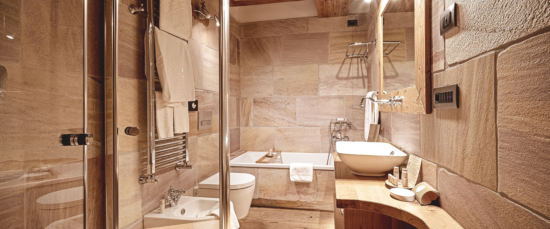 Fiocco di Neve Relais & Spa - Luxury ski hotel gallery image 45 showing alpine architecture, interior design, or mountain views