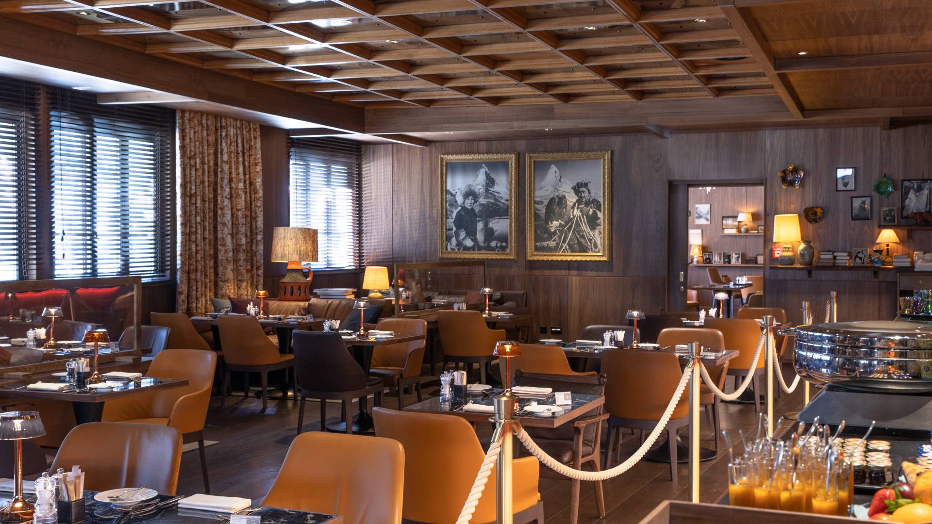 Schweizerhof Zermatt - Luxury ski hotel gallery image 8 showing alpine architecture, interior design, or mountain views