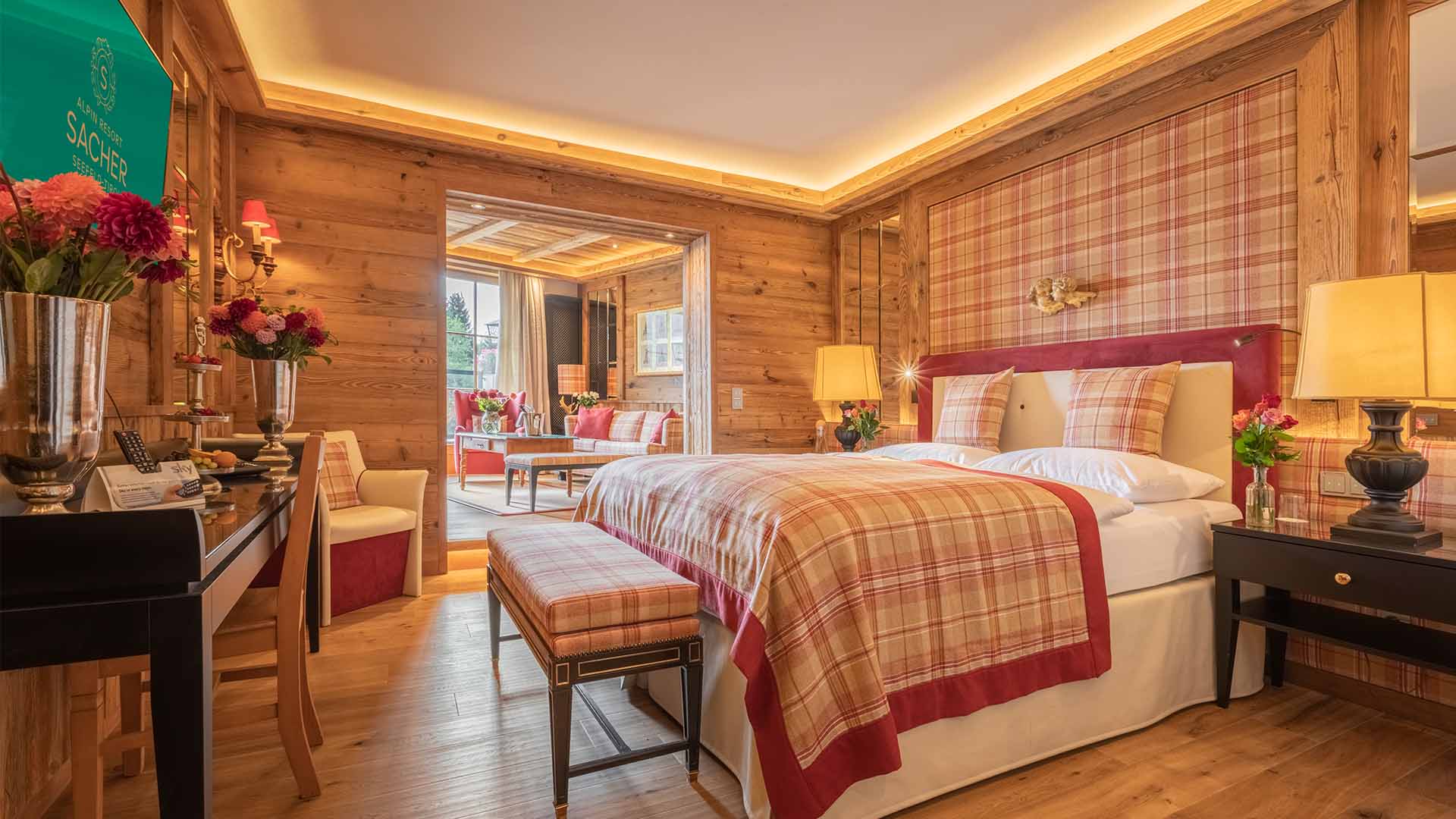 Alpine Resort Sacher Seefeld - Luxury ski hotel gallery image 3 showing alpine architecture, interior design, or mountain views