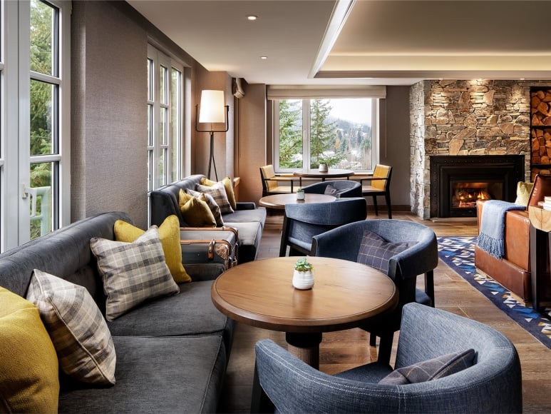 Fairmont Chateau Whistler - Luxury ski hotel gallery image 8 showing alpine architecture, interior design, or mountain views