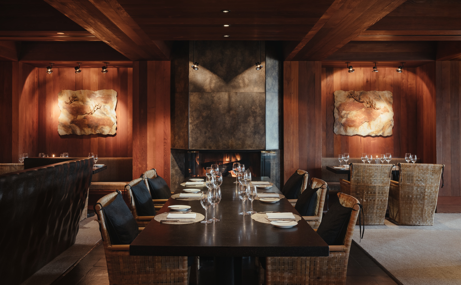 Amangani - Luxury ski hotel gallery image 5 showing alpine architecture, interior design, or mountain views