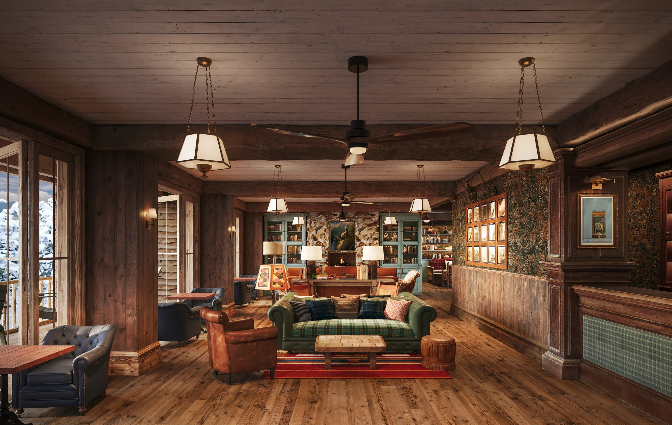 Sundance Resort - Luxury ski hotel gallery image 23 showing alpine architecture, interior design, or mountain views