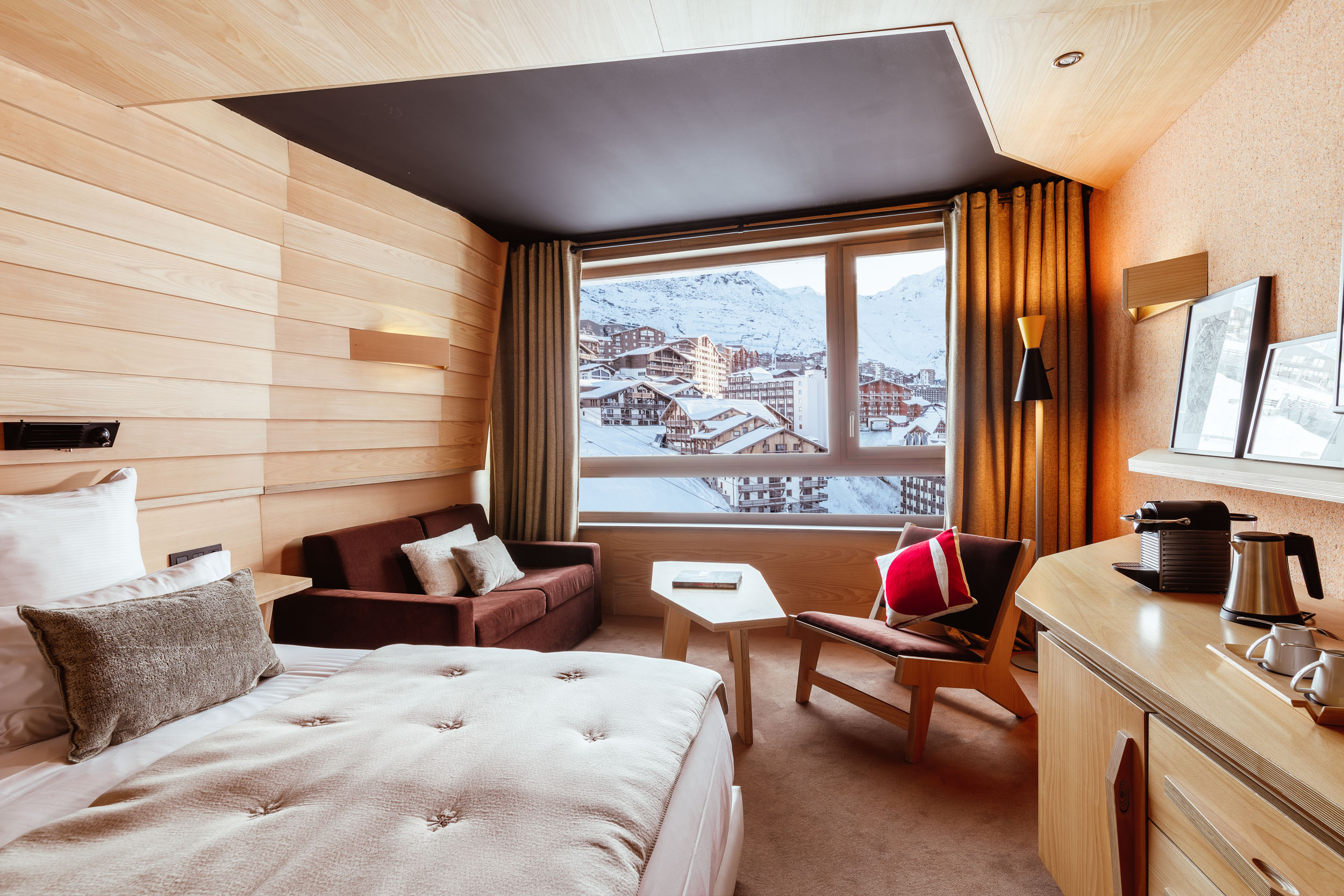 Altapura - Luxury ski hotel gallery image 2 showing alpine architecture, interior design, or mountain views