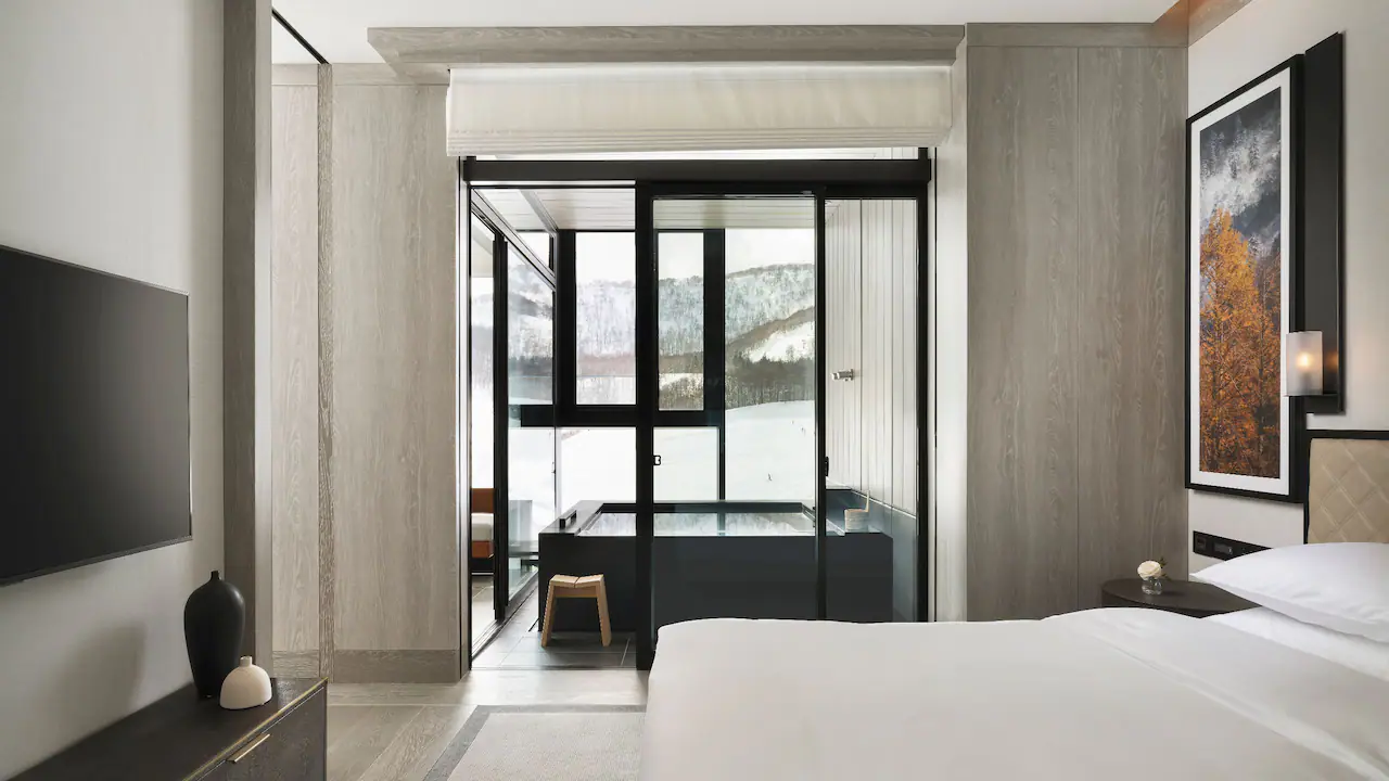 Park Hyatt Niseko Hanazono - Luxury ski hotel gallery image 19 showing alpine architecture, interior design, or mountain views