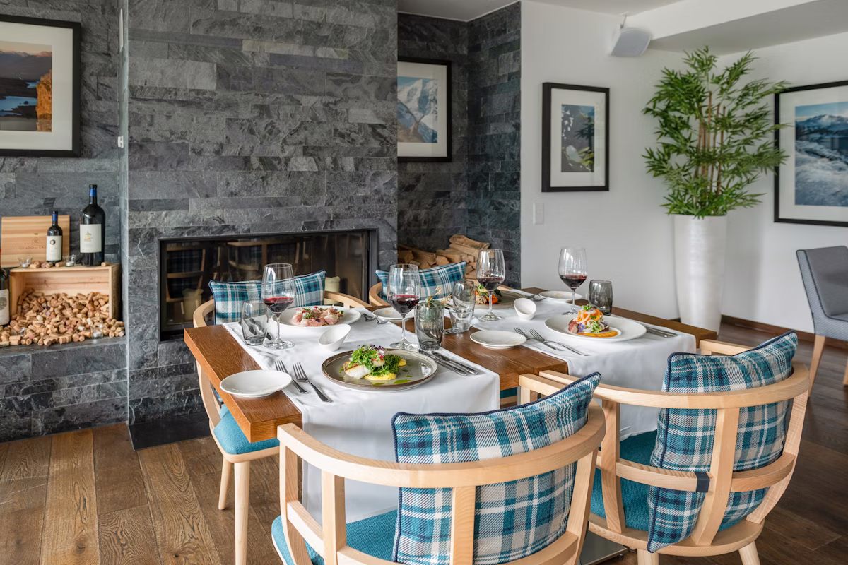 Nira Alpina - Luxury ski hotel gallery image 3 showing alpine architecture, interior design, or mountain views