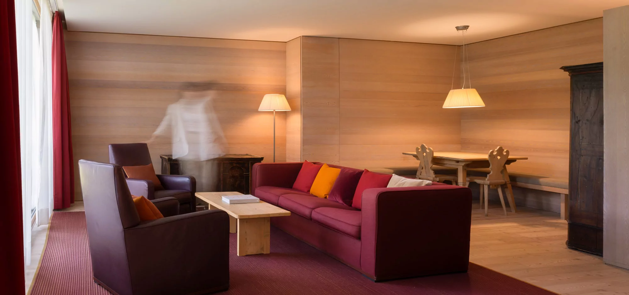 Vigilius Mountain Resort - Luxury ski hotel gallery image 12 showing alpine architecture, interior design, or mountain views