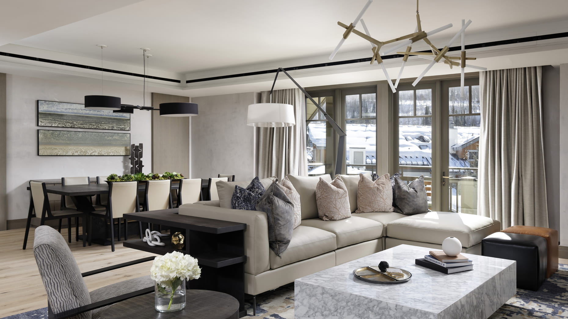 Four Seasons Resort & Residences Vail - Luxury ski hotel gallery image 16 showing alpine architecture, interior design, or mountain views