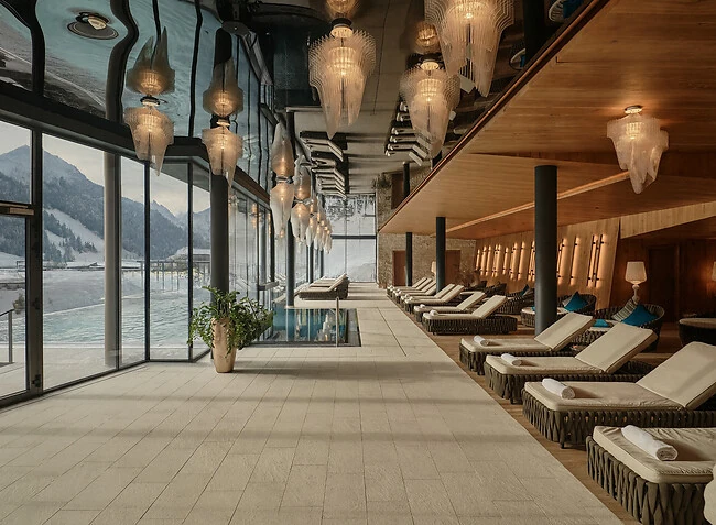 DAS EDELWEISS - Salzburg Mountain Resort - Luxury ski hotel gallery image 7 showing alpine architecture, interior design, or mountain views