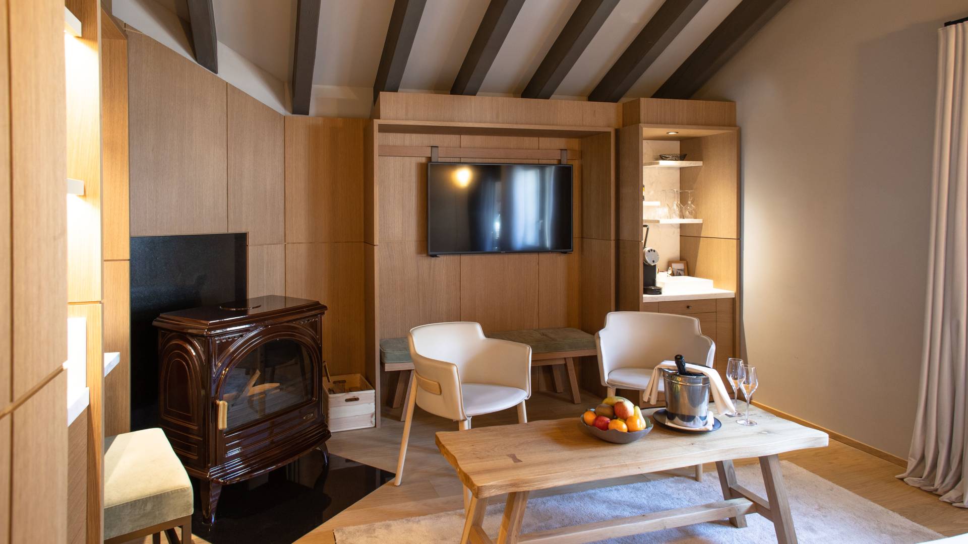 Schweizerhof Zermatt - Luxury ski hotel gallery image 10 showing alpine architecture, interior design, or mountain views