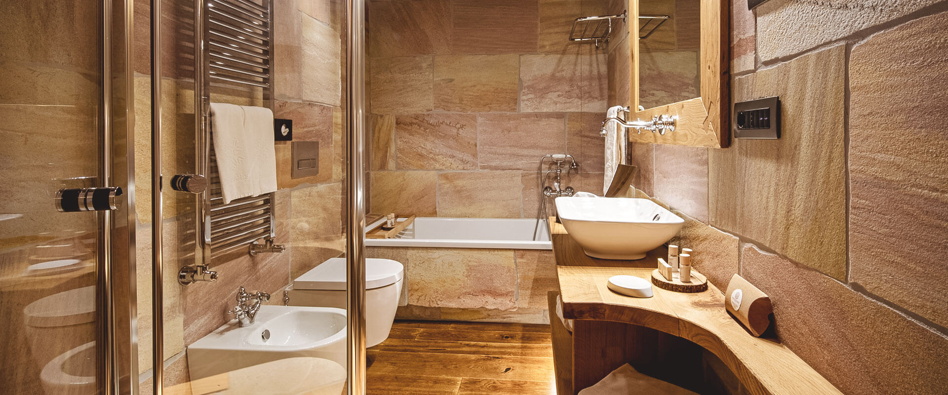 Fiocco di Neve Relais & Spa - Luxury ski hotel gallery image 15 showing alpine architecture, interior design, or mountain views