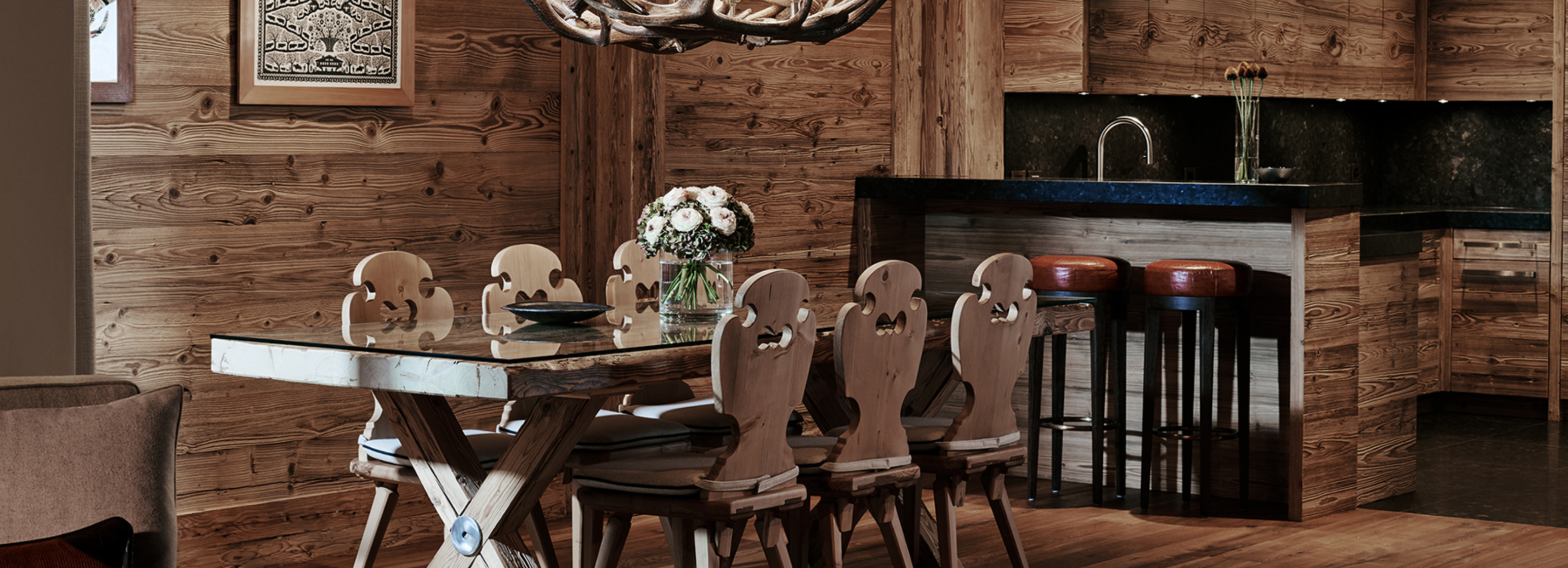 The Alpina Gstaad - Luxury ski hotel gallery image 13 showing alpine architecture, interior design, or mountain views