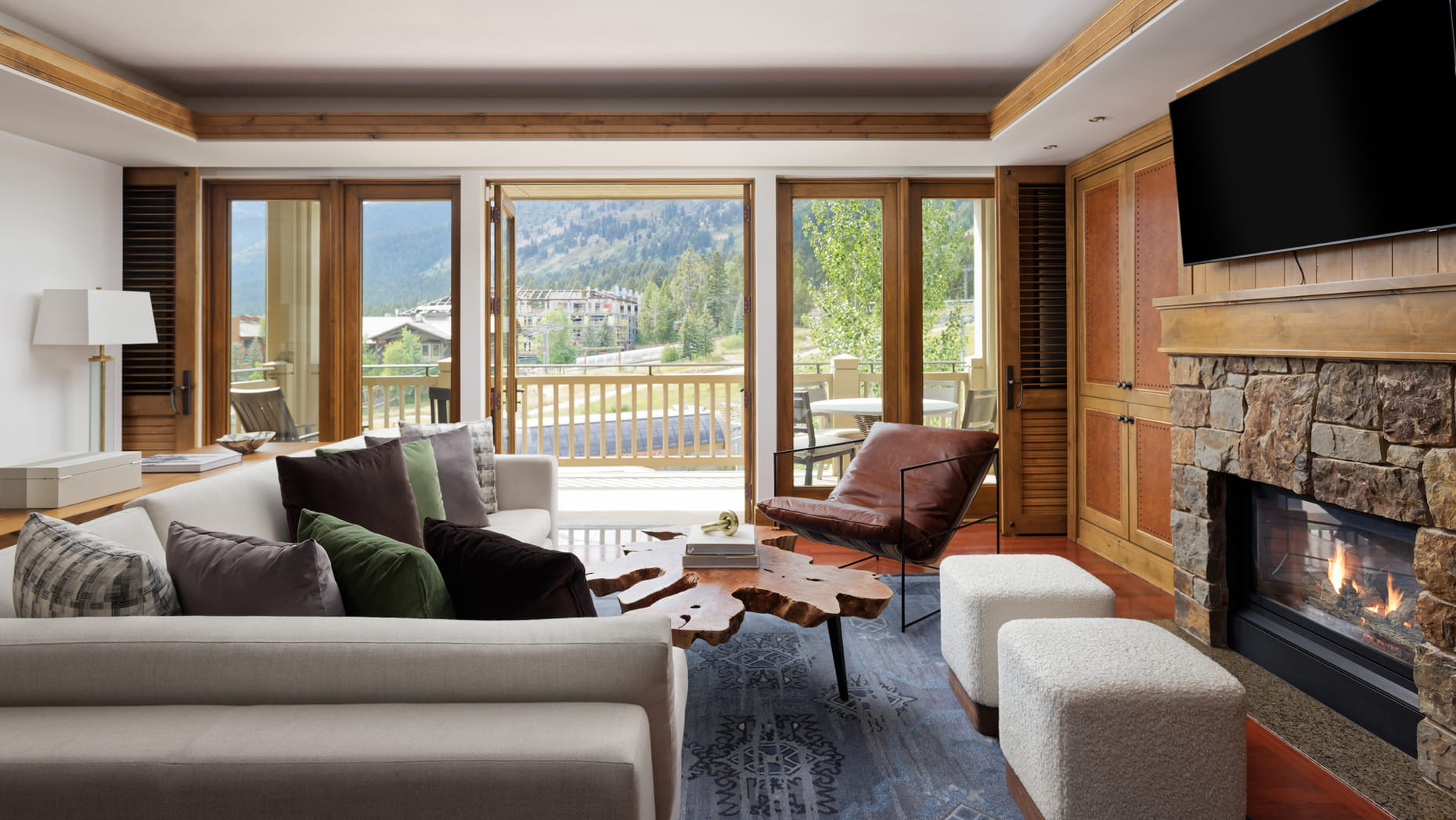Four Seasons Jackson Hole - Luxury ski hotel gallery image 16 showing alpine architecture, interior design, or mountain views
