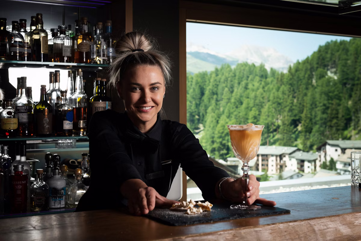 Nira Alpina - Luxury ski hotel gallery image 12 showing alpine architecture, interior design, or mountain views