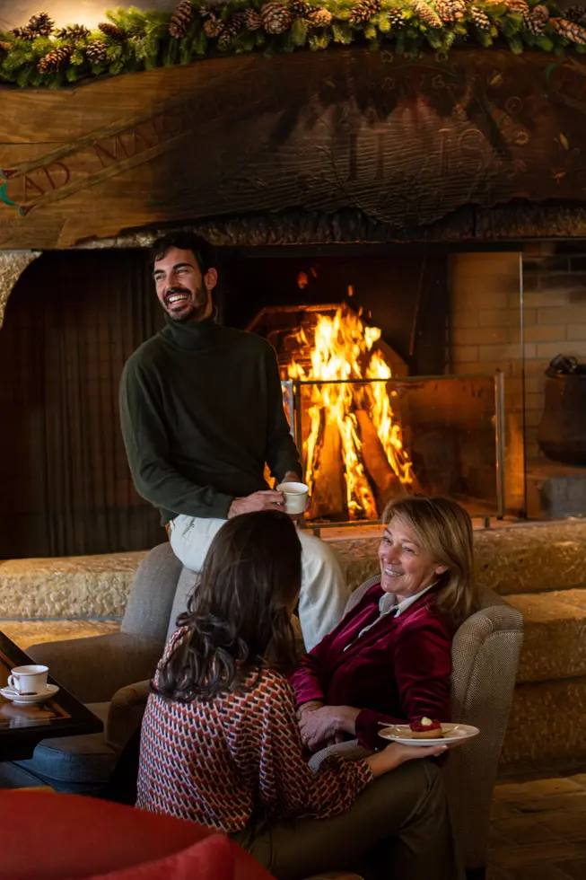 Gstaad Palace - Luxury ski hotel gallery image 9 showing alpine architecture, interior design, or mountain views