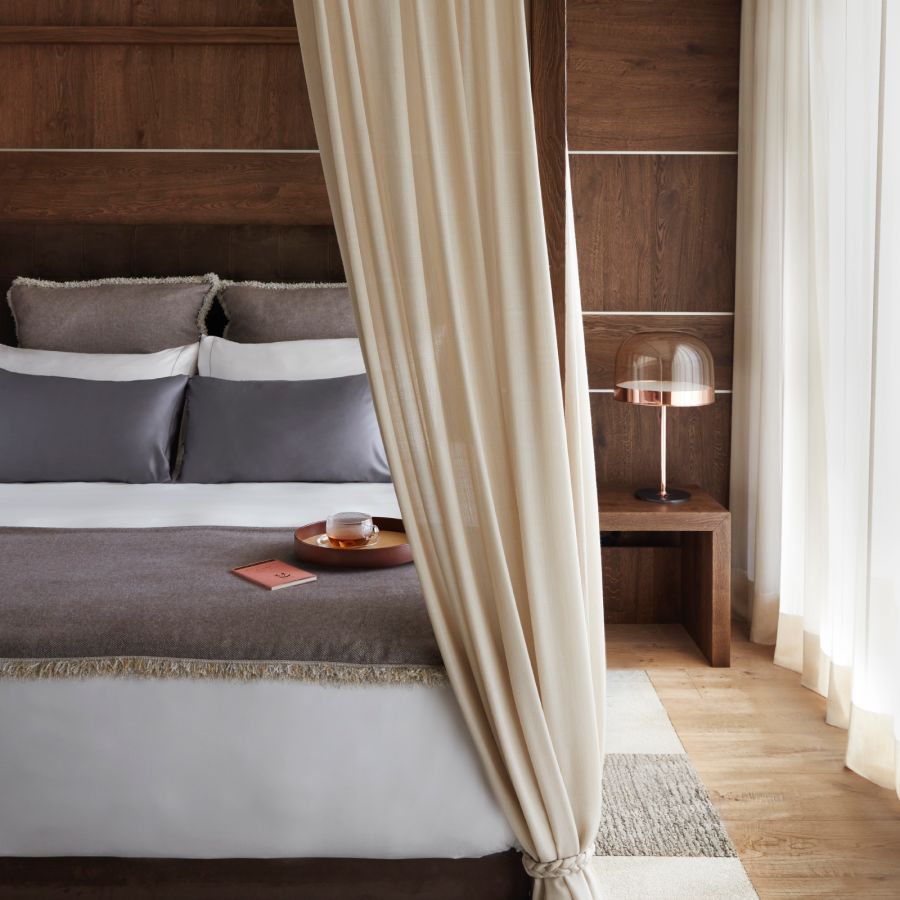 Lefay Resort & Spa Dolomiti - Luxury ski hotel gallery image 7 showing alpine architecture, interior design, or mountain views