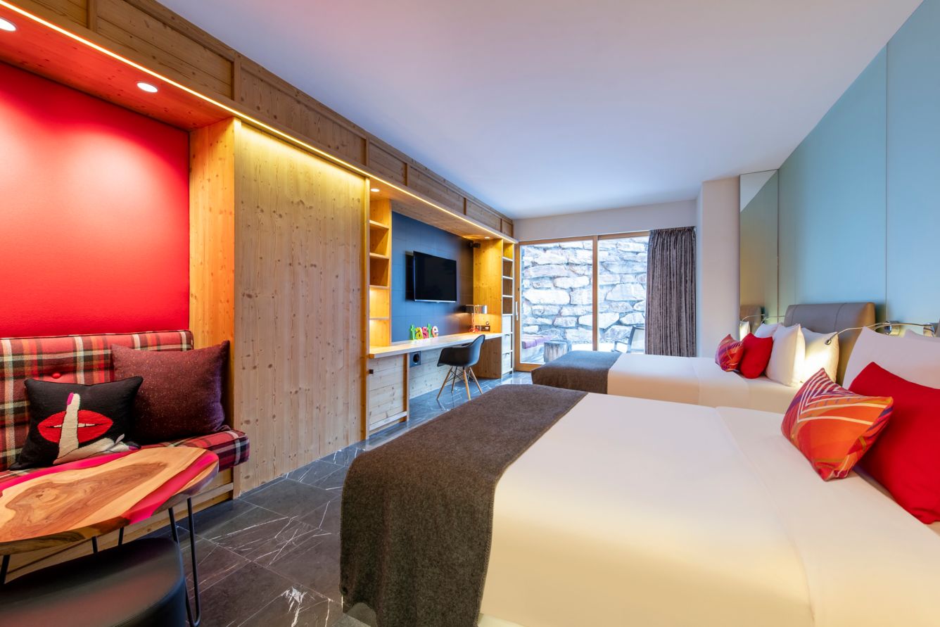 W Verbier - Luxury ski hotel gallery image 22 showing alpine architecture, interior design, or mountain views