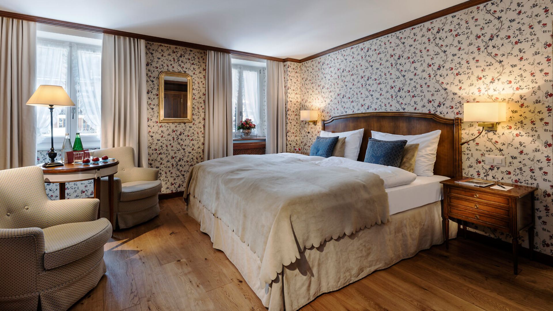 Monte Rosa Boutique Hotel - Luxury ski hotel gallery image 13 showing alpine architecture, interior design, or mountain views