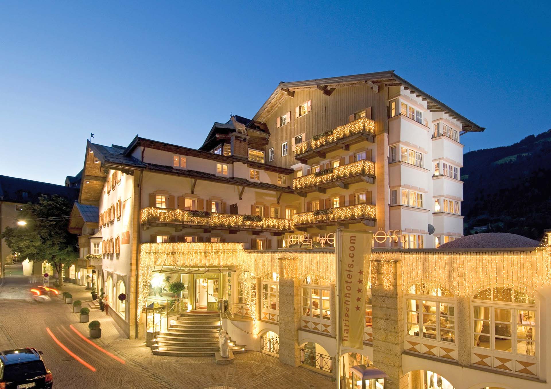 Hotel Weisses Roessl - Luxury ski hotel gallery image 34 showing alpine architecture, interior design, or mountain views
