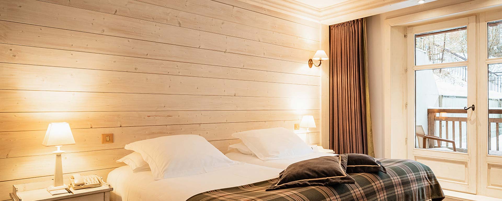 Les Barmes de l’Ours - Luxury ski hotel gallery image 3 showing alpine architecture, interior design, or mountain views