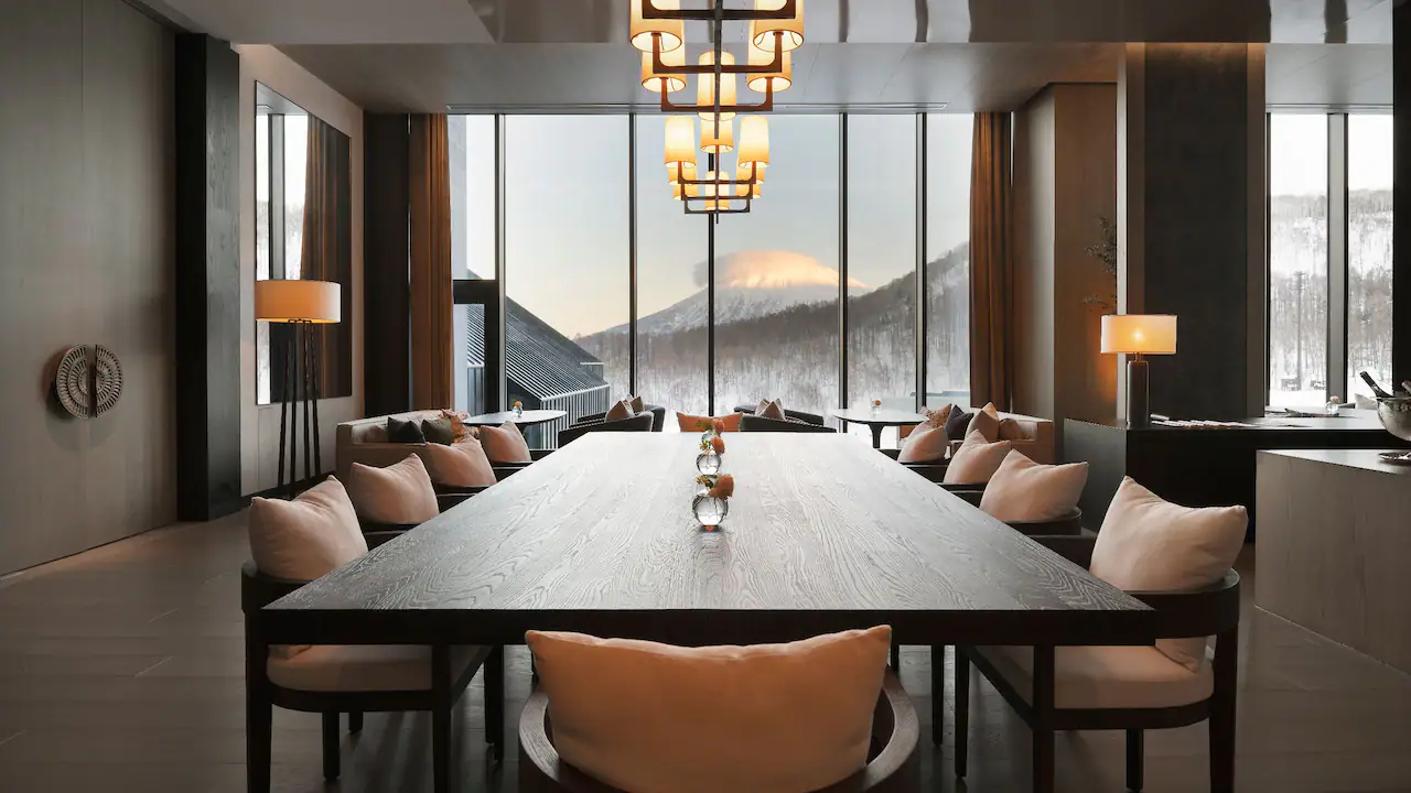 Park Hyatt Niseko Hanazono - Luxury ski hotel gallery image 16 showing alpine architecture, interior design, or mountain views
