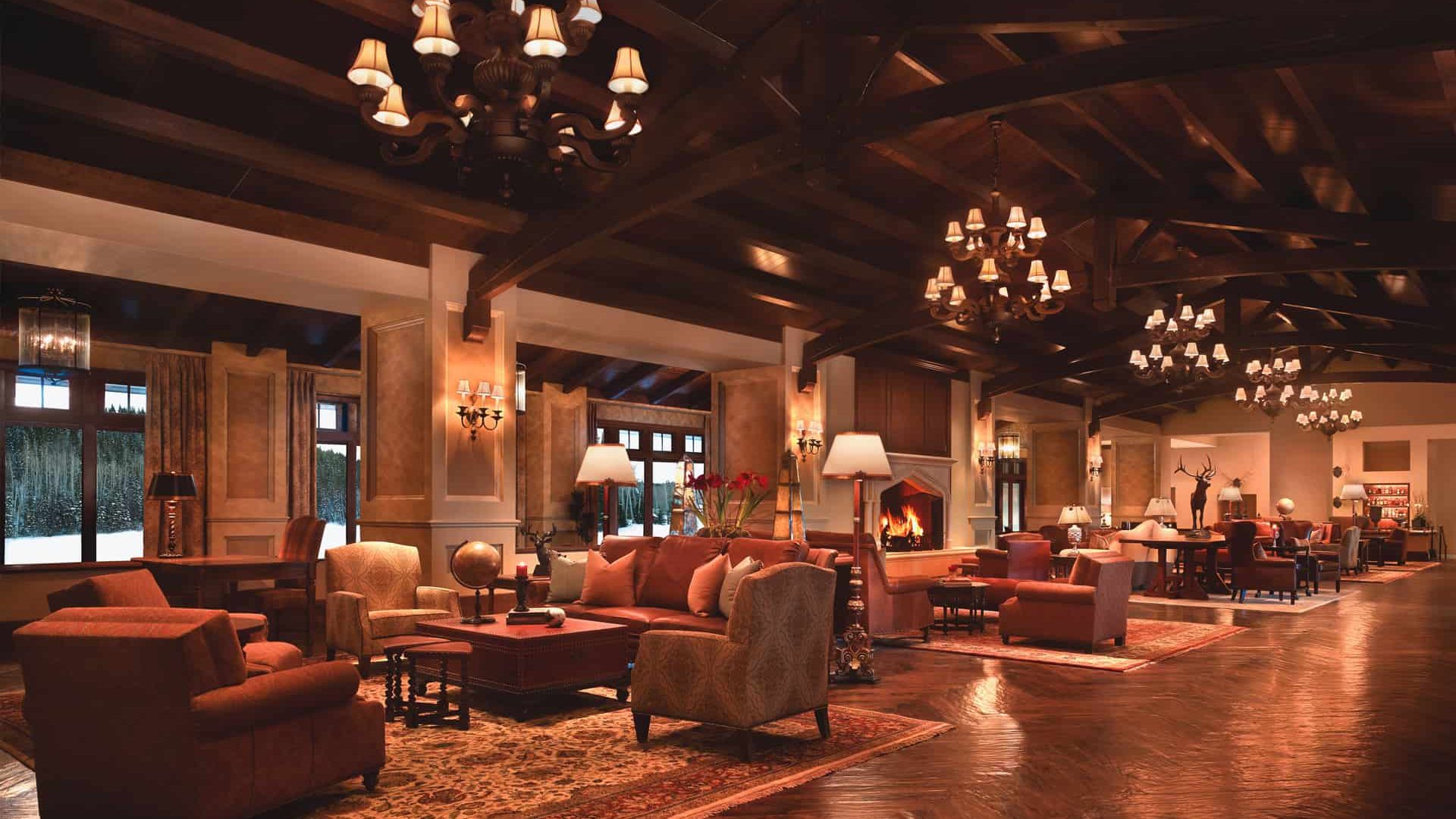 Montage Deer Valley - Luxury ski hotel gallery image 6 showing alpine architecture, interior design, or mountain views