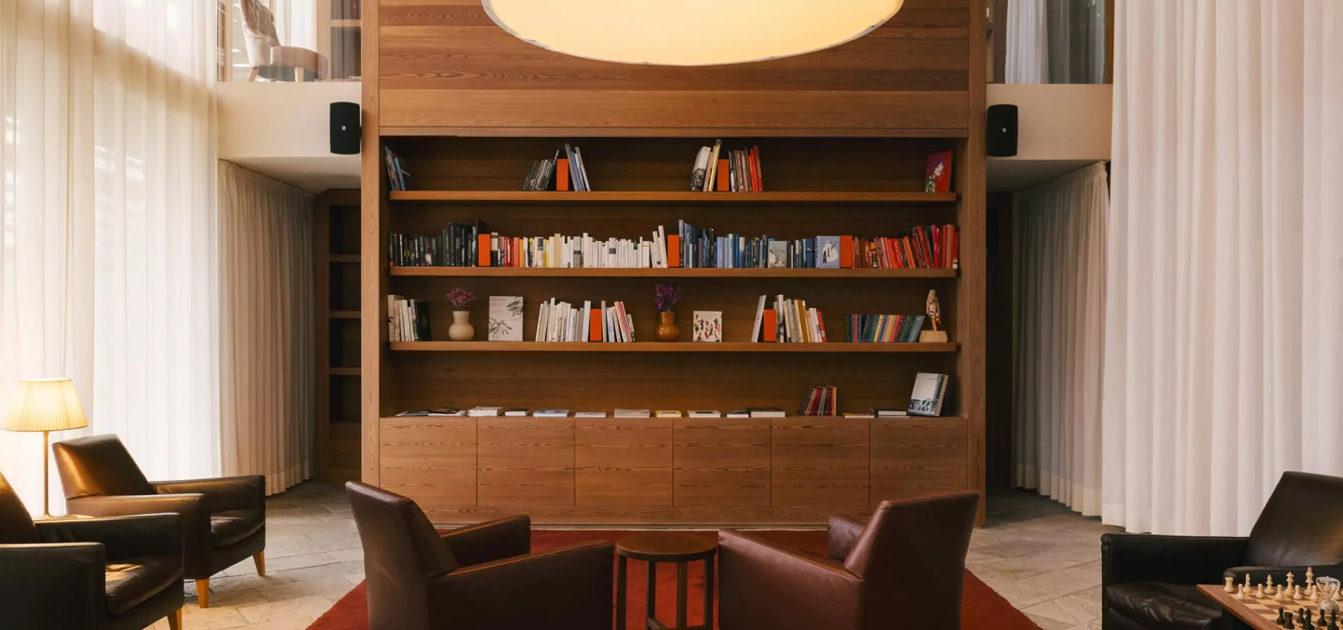 Vigilius Mountain Resort - Luxury ski hotel gallery image 6 showing alpine architecture, interior design, or mountain views