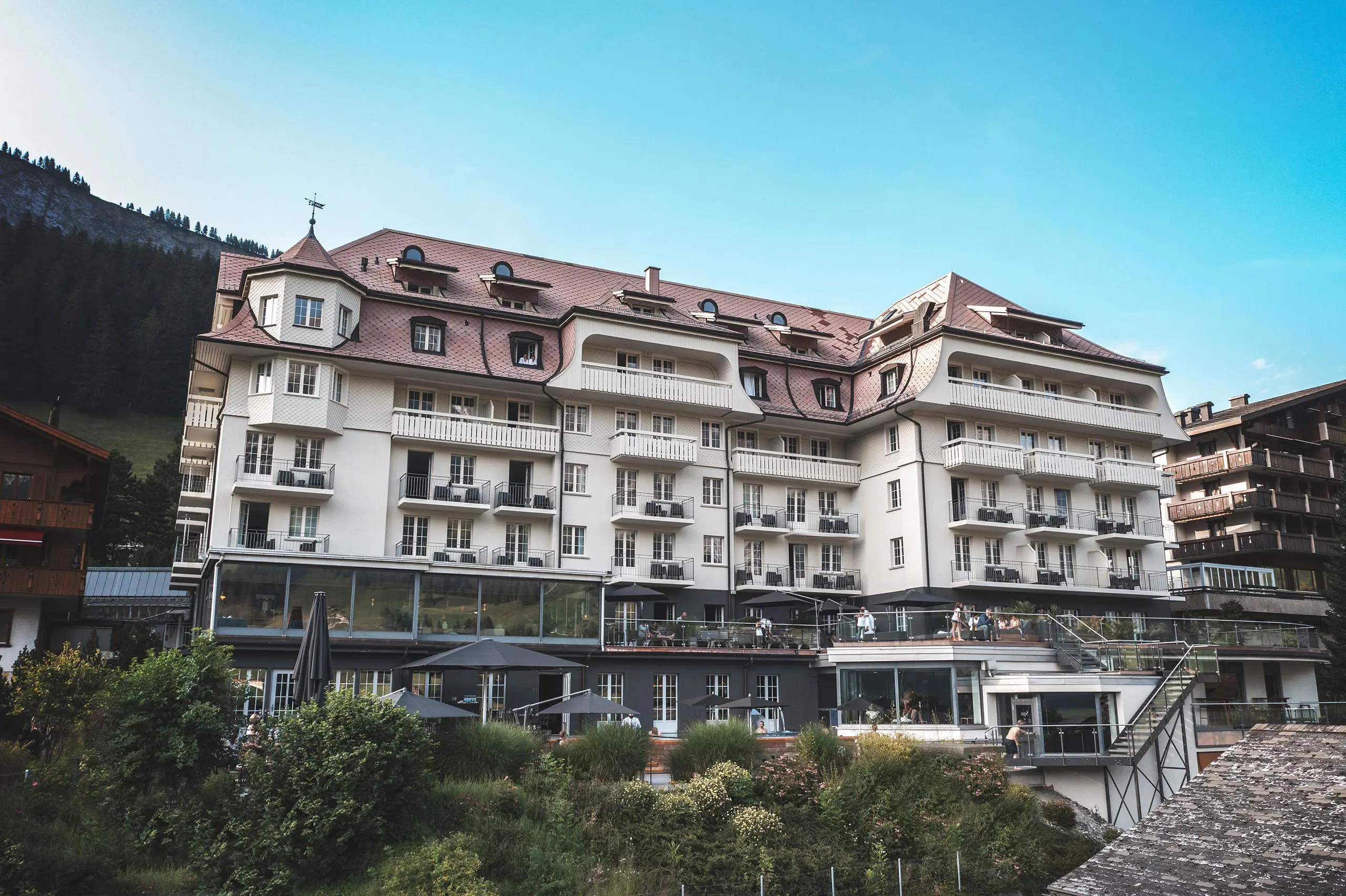 The Cambrian - Luxury ski hotel gallery image 14 showing alpine architecture, interior design, or mountain views