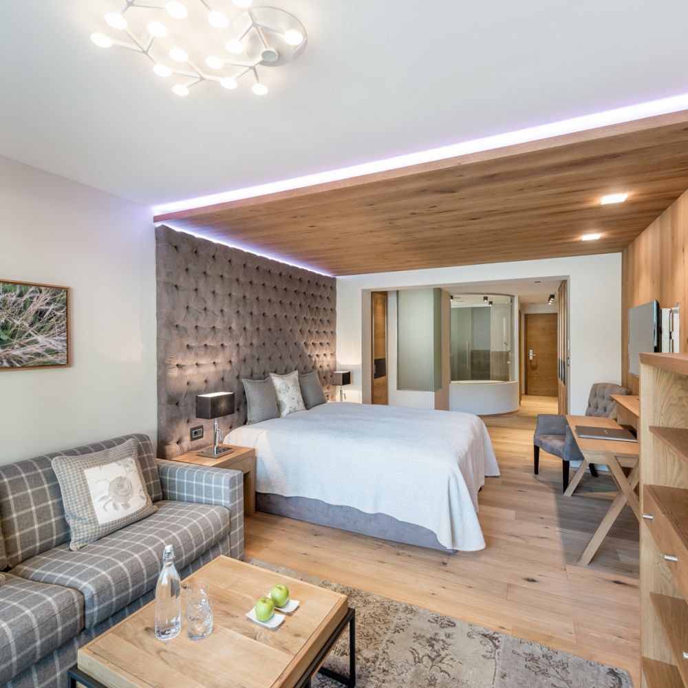 Das Central - Luxury ski hotel gallery image 6 showing alpine architecture, interior design, or mountain views