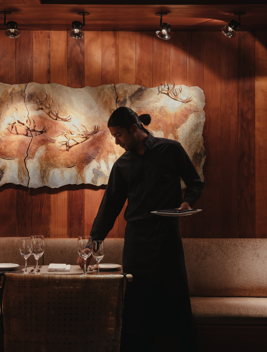 Amangani - Luxury ski hotel gallery image 9 showing alpine architecture, interior design, or mountain views