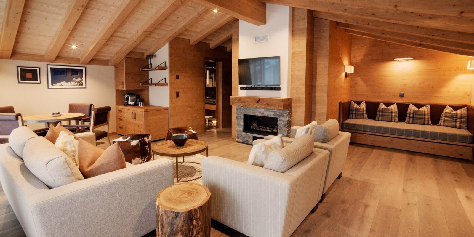 The Capra Hotel - Luxury ski hotel gallery image 5 showing alpine architecture, interior design, or mountain views