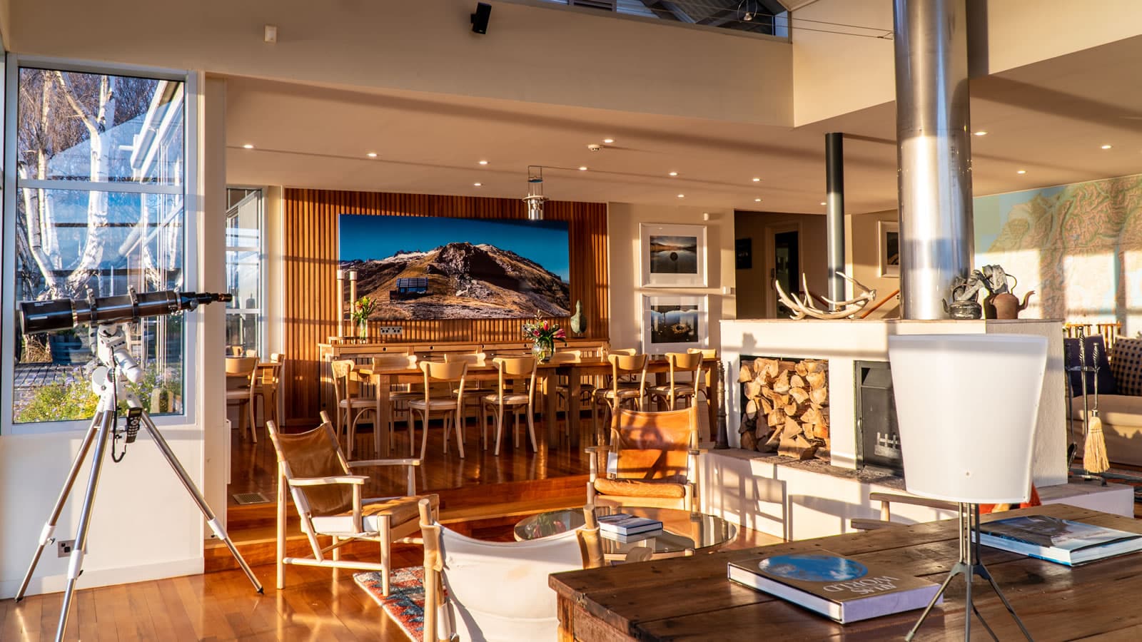 Whare Kea Lodge and Chalet - Luxury ski hotel gallery image 8 showing alpine architecture, interior design, or mountain views