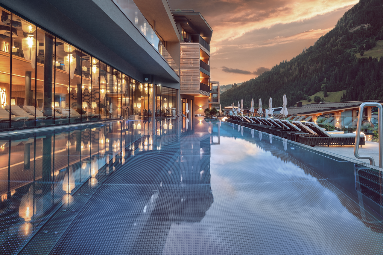 DAS EDELWEISS - Salzburg Mountain Resort - Luxury ski hotel gallery image 28 showing alpine architecture, interior design, or mountain views