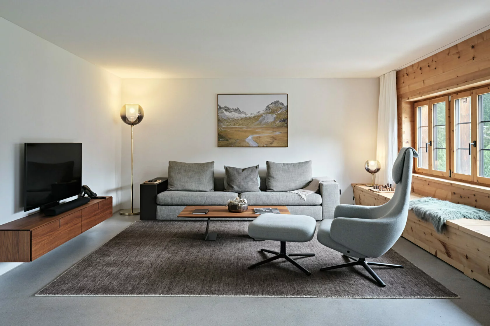 Rocksresort - Luxury ski hotel gallery image 22 showing alpine architecture, interior design, or mountain views