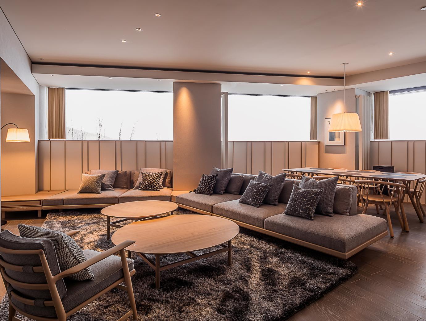 Muwa Niseko - Luxury ski hotel gallery image 11 showing alpine architecture, interior design, or mountain views