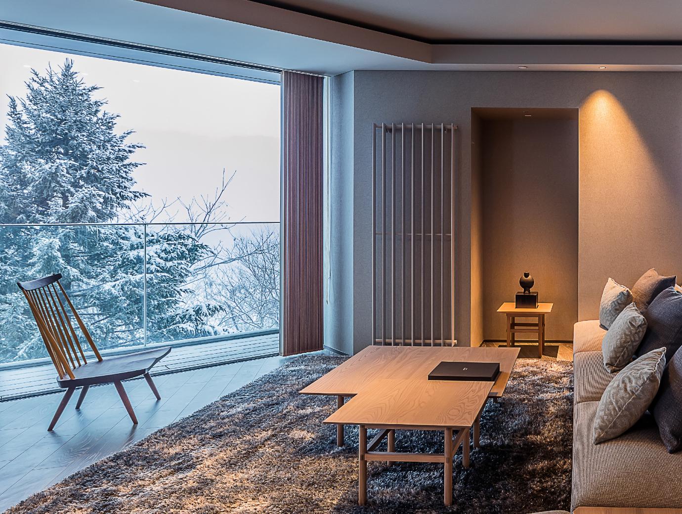 Muwa Niseko - Luxury ski hotel gallery image 10 showing alpine architecture, interior design, or mountain views