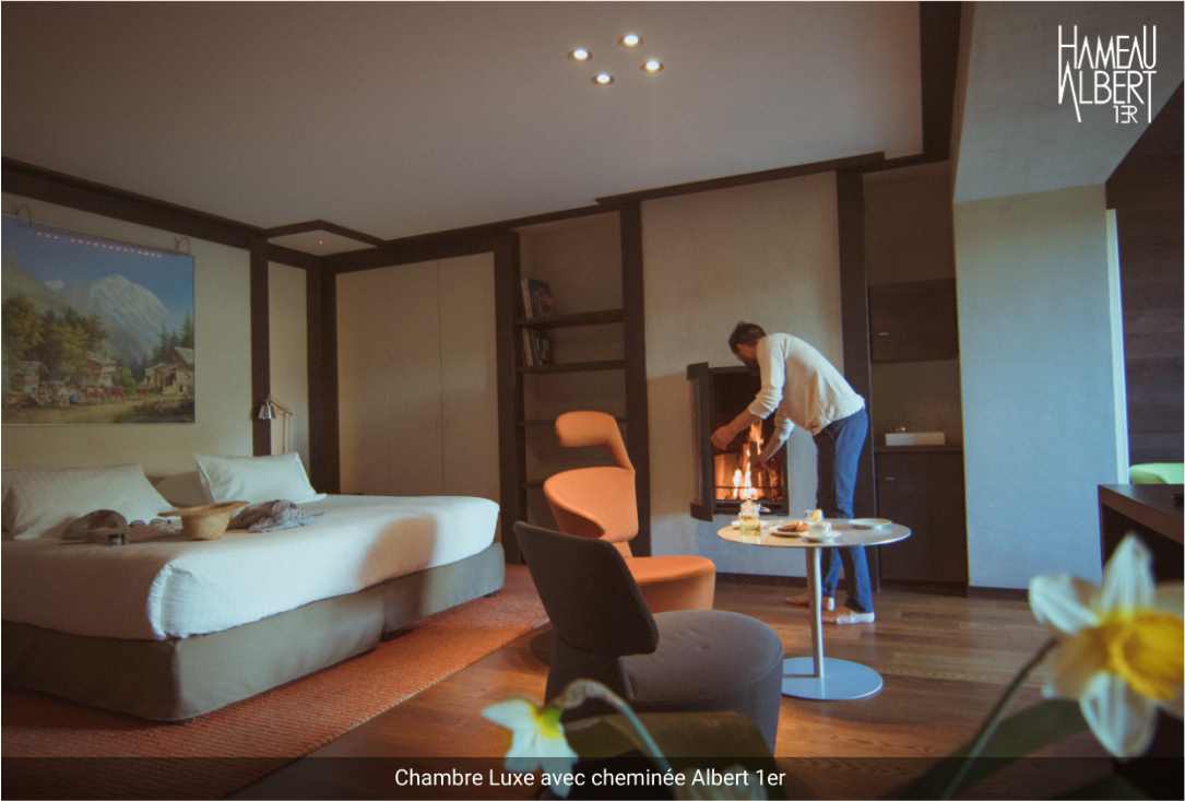 Le Hameau Albert 1er - Luxury ski hotel gallery image 9 showing alpine architecture, interior design, or mountain views