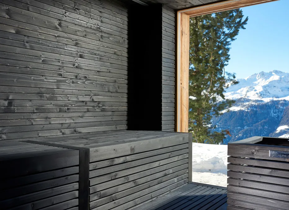 Chandolin Boutique Hotel - Luxury ski hotel gallery image 4 showing alpine architecture, interior design, or mountain views