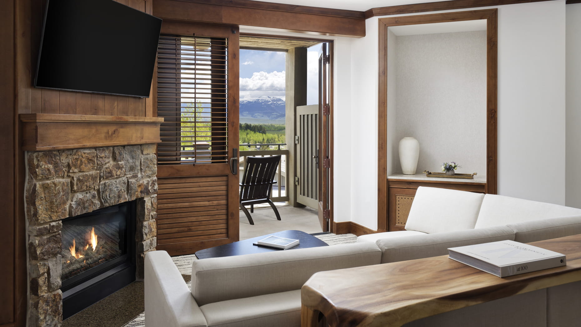 Four Seasons Jackson Hole - Luxury ski hotel gallery image 15 showing alpine architecture, interior design, or mountain views