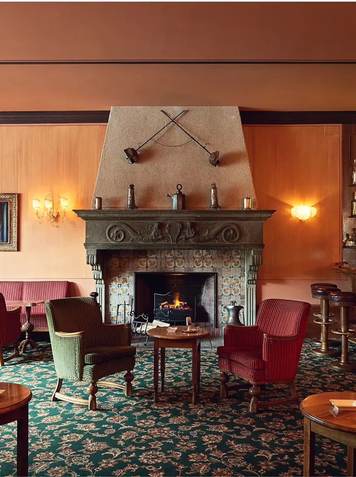 Badrutt’s Palace Hotel - Luxury ski hotel gallery image 23 showing alpine architecture, interior design, or mountain views