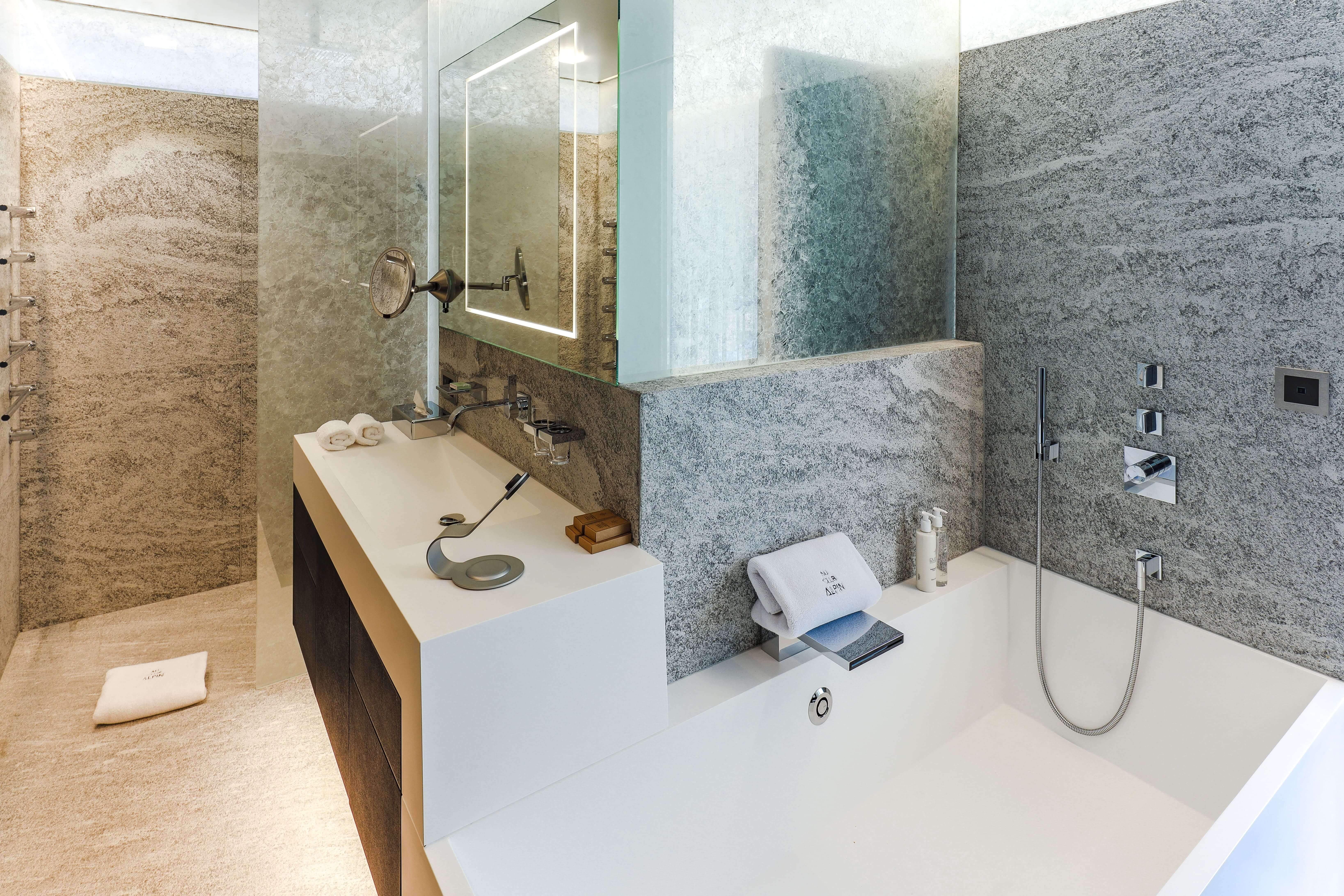 Au Club Alpin - Luxury ski hotel gallery image 5 showing alpine architecture, interior design, or mountain views