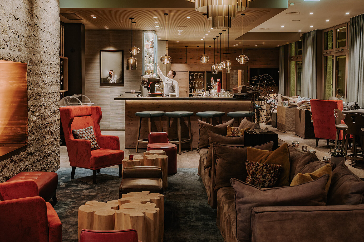 AMERON Davos Swiss Mountain Resort - Luxury ski hotel gallery image 12 showing alpine architecture, interior design, or mountain views