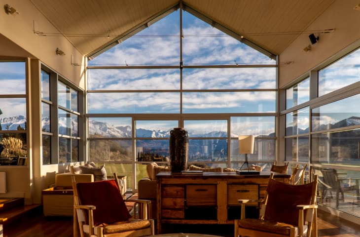 Whare Kea Lodge and Chalet - Luxury ski hotel gallery image 3 showing alpine architecture, interior design, or mountain views