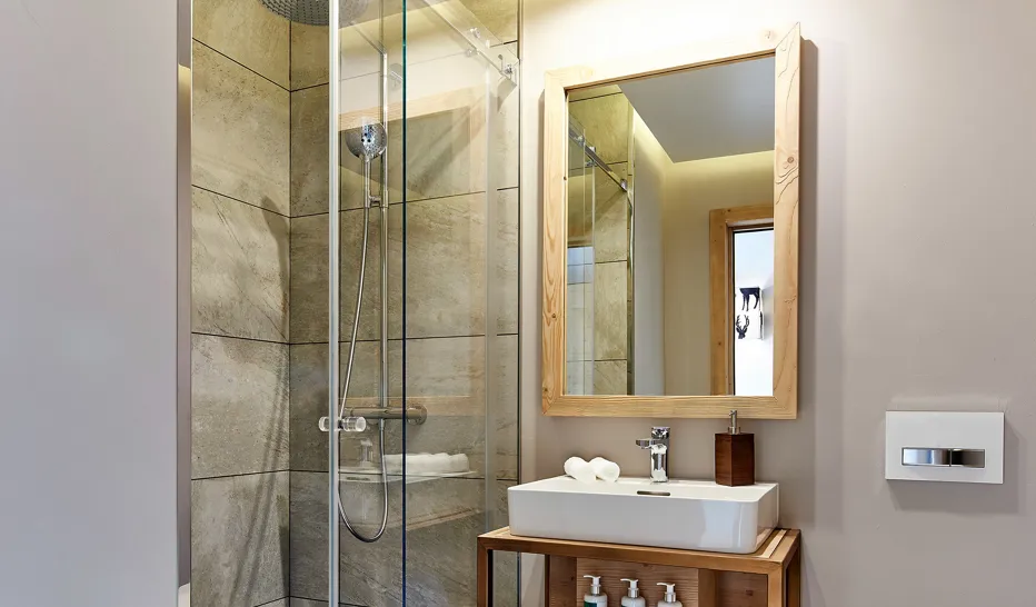 Chandolin Boutique Hotel - Luxury ski hotel gallery image 9 showing alpine architecture, interior design, or mountain views