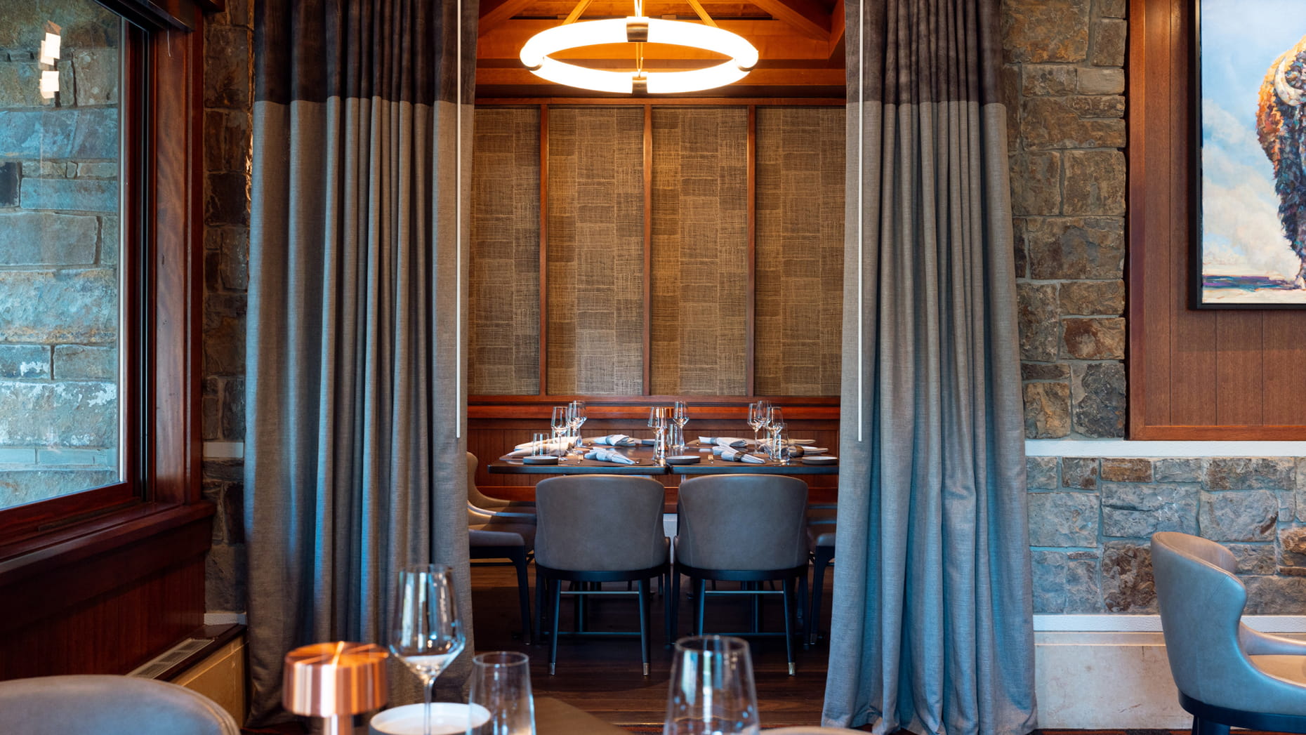 Four Seasons Jackson Hole - Luxury ski hotel gallery image 20 showing alpine architecture, interior design, or mountain views