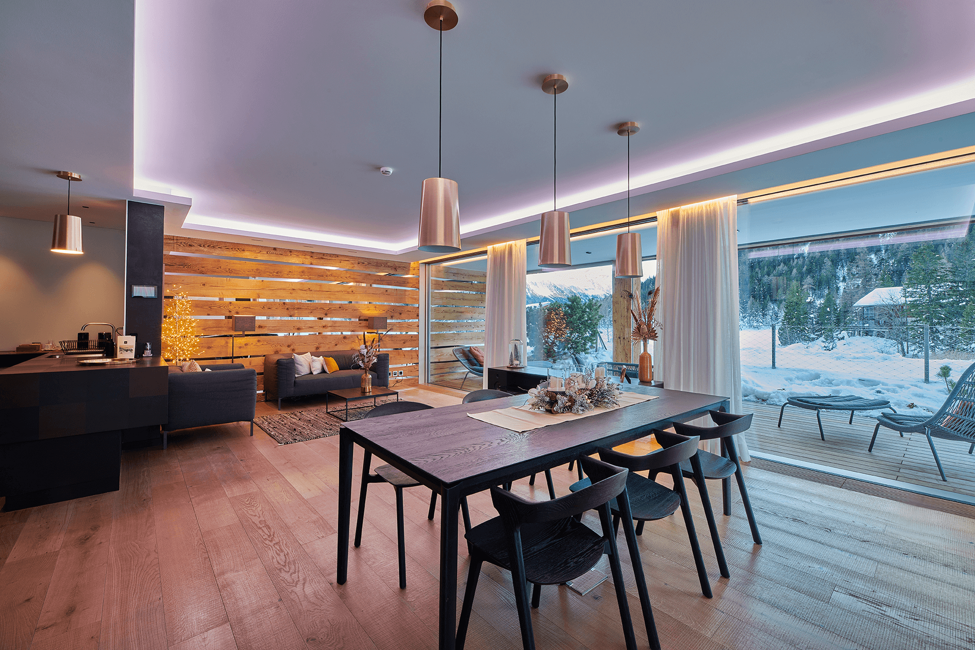 Au Club Alpin - Luxury ski hotel gallery image 17 showing alpine architecture, interior design, or mountain views