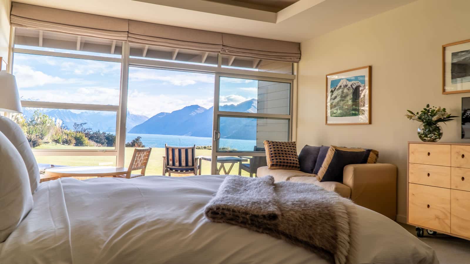 Whare Kea Lodge and Chalet - Luxury ski hotel gallery image 6 showing alpine architecture, interior design, or mountain views