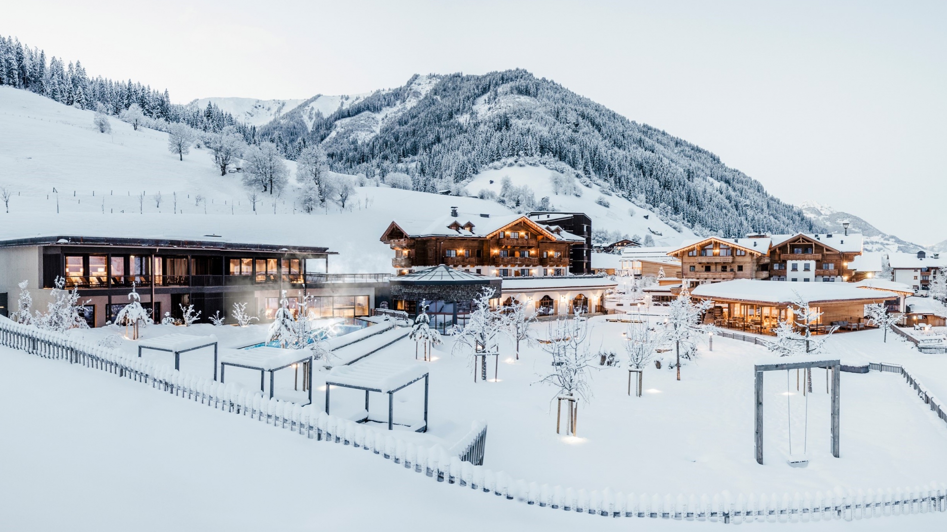 Family Nature Resort Moar Gut - Luxury ski hotel gallery image 21 showing alpine architecture, interior design, or mountain views