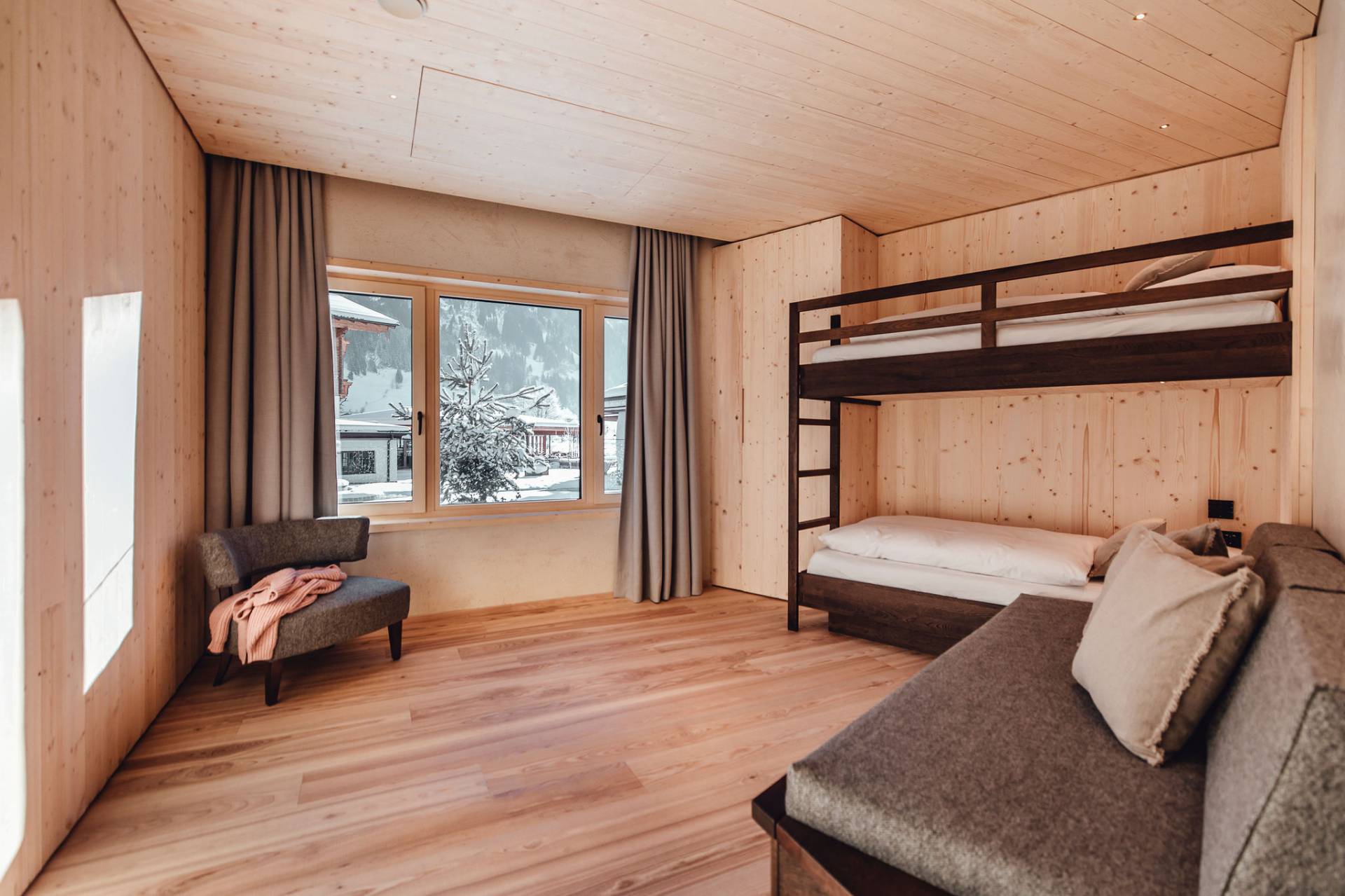 Family Nature Resort Moar Gut - Luxury ski hotel gallery image 13 showing alpine architecture, interior design, or mountain views